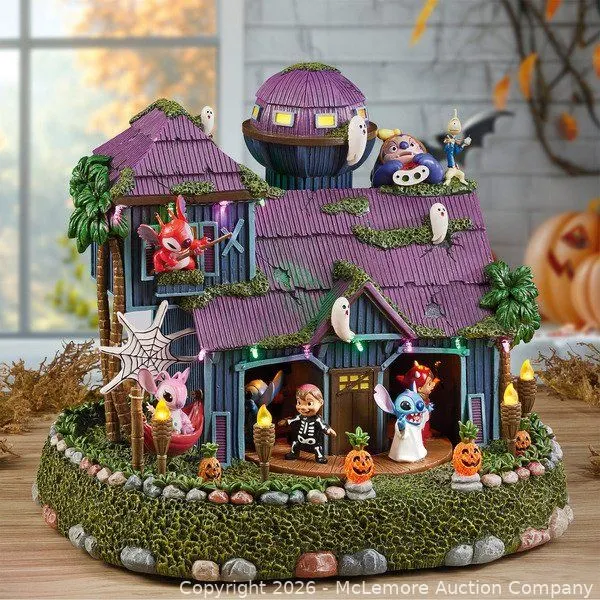 Disney Stitch Animated Halloween House with Lights and Sounds - MSRP $129.99