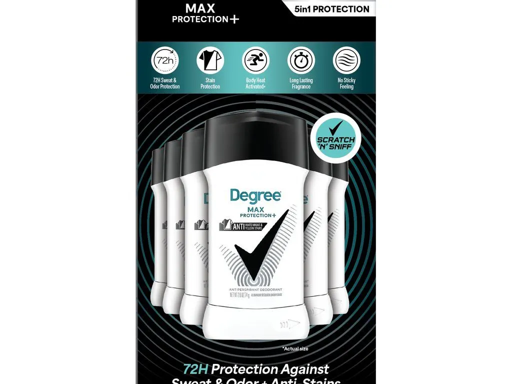 Degree Max Protection+ 5-in-1 Antiperspirant Deodorant - 6-Pack - MSRP $19.99
