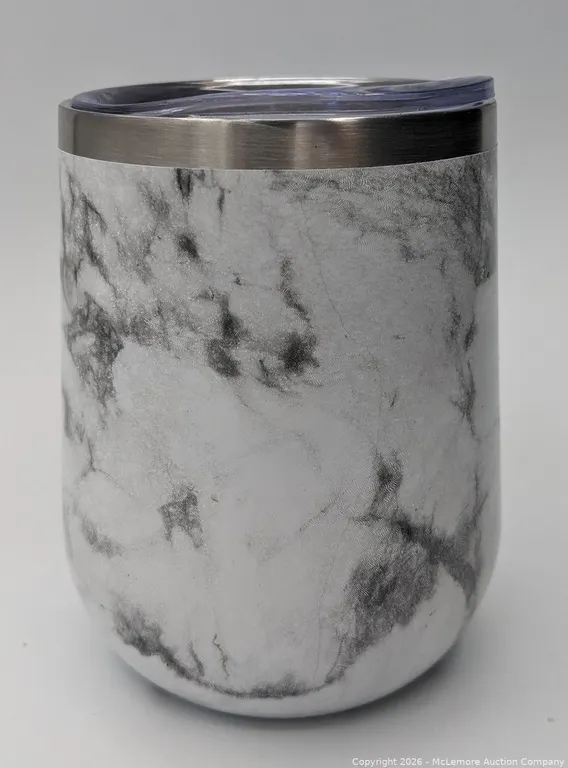 (Brand New) Marble-Pattern 10 oz. Tumbler - MSRP $9.99