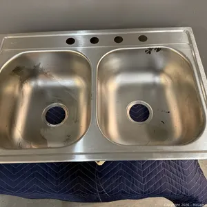 Elkay Double-Bowl Stainless Steel Kitchen Sink