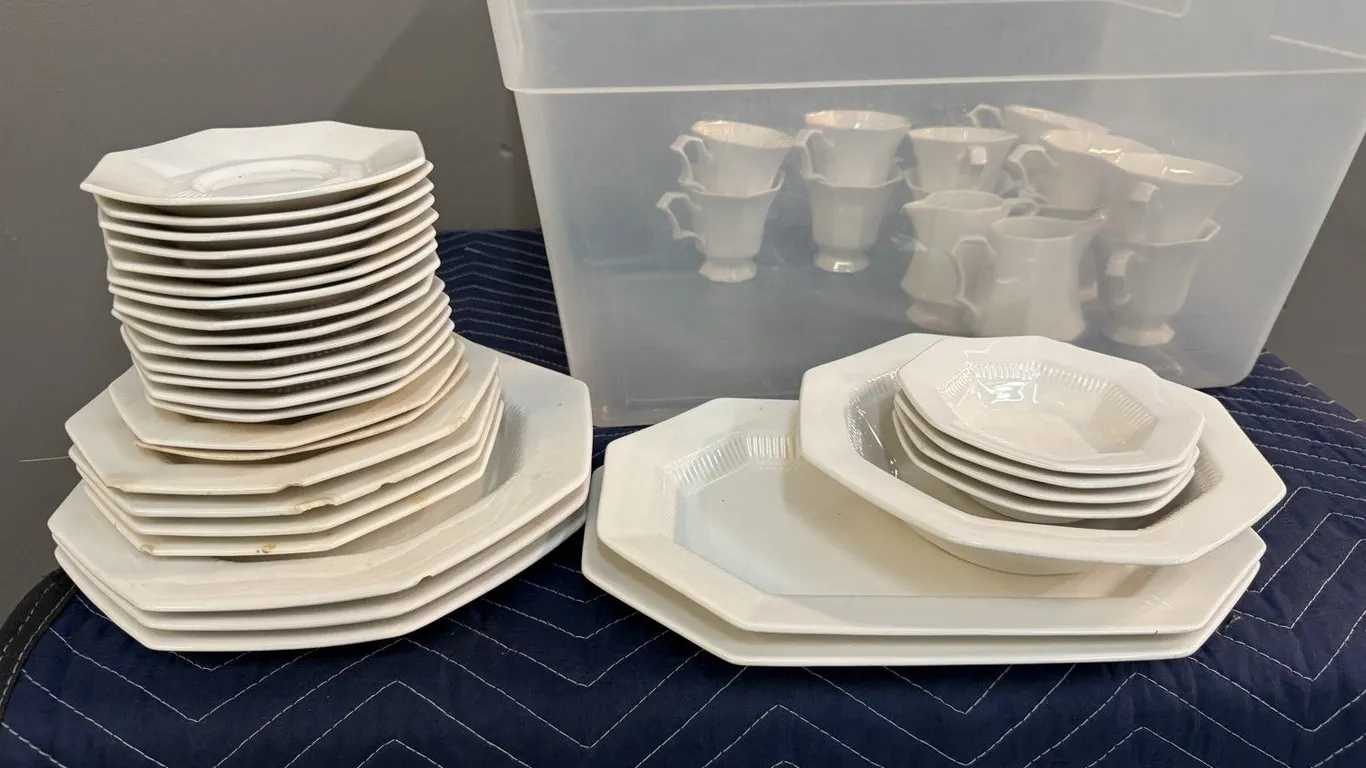 Independence Ironstone Octagonal Dinnerware