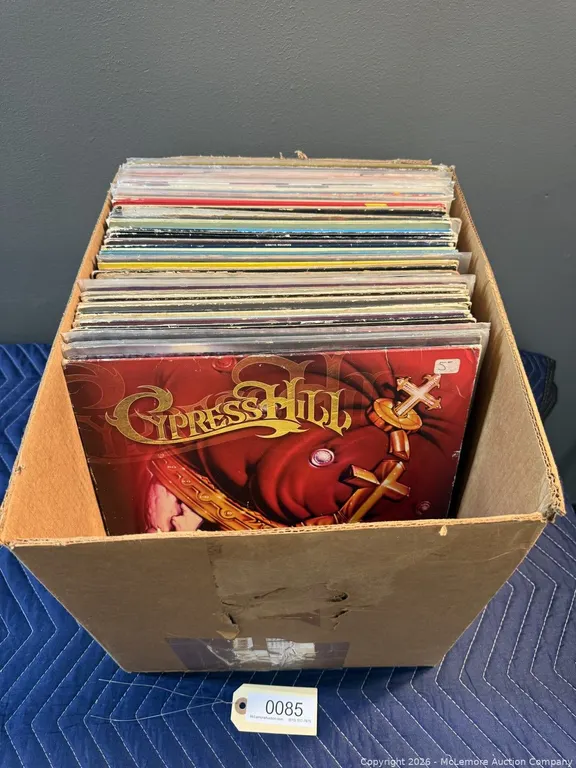 Assorted Vinyl Record Albums