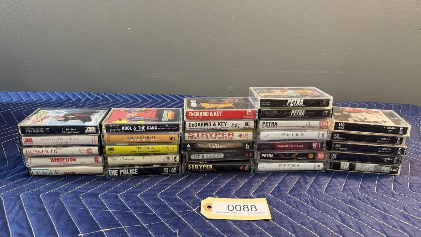 Assorted Music Cassette Tapes