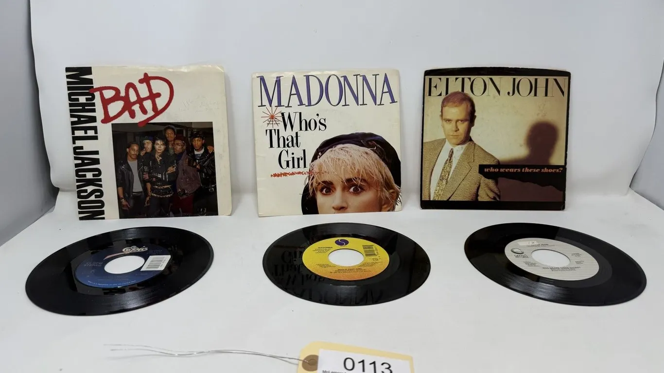Michael Jackson, Madonna and Elton John Record Singles