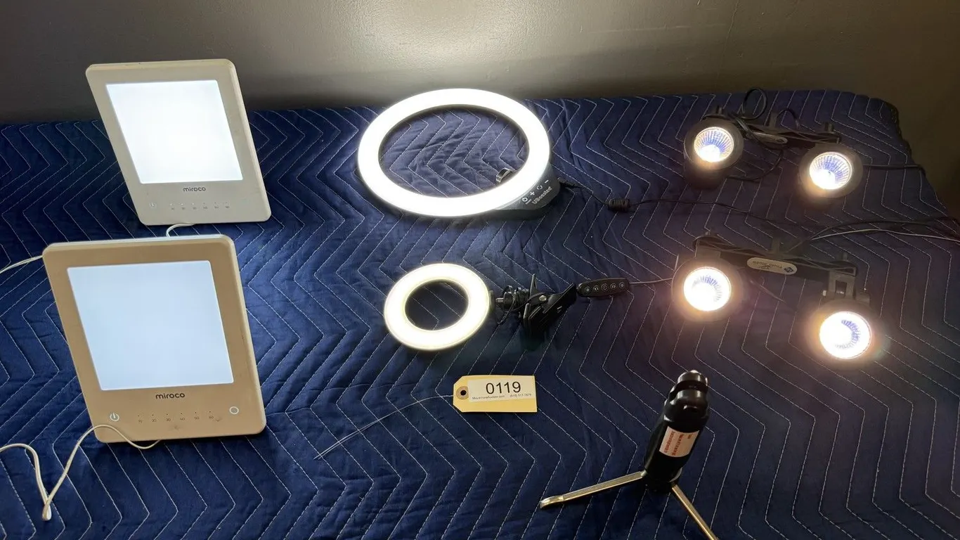 Ring Lights, Studio Lights and Miroco Light Panels