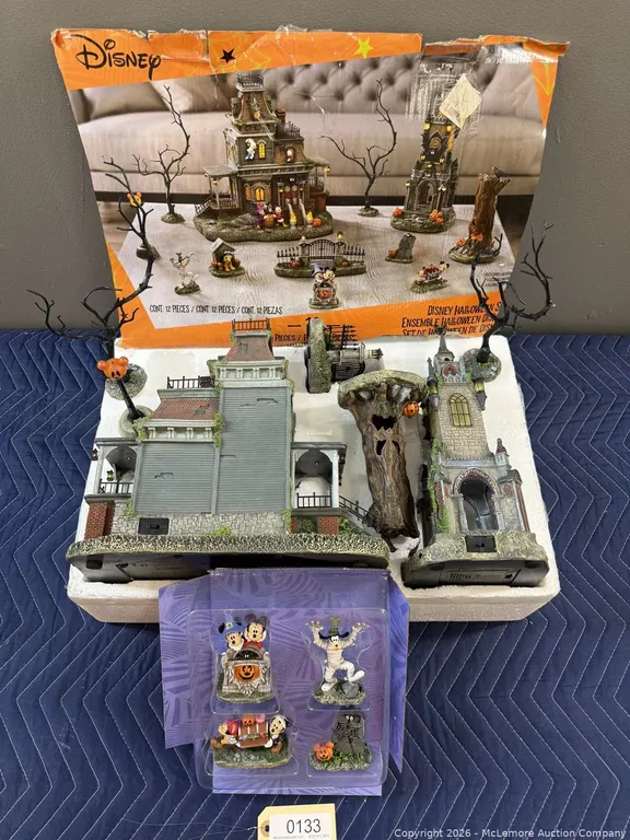 Disney Halloween Village and Figurines