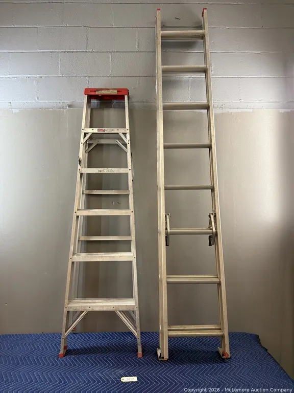 Werner Stepladder and Extension Ladder