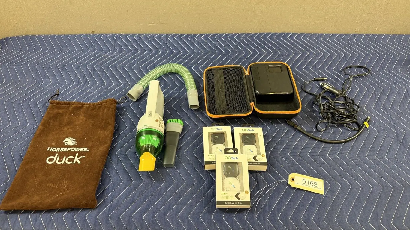 Horsepower Duck Handheld Vacuum, Portable Device and Bluetooth Trackers