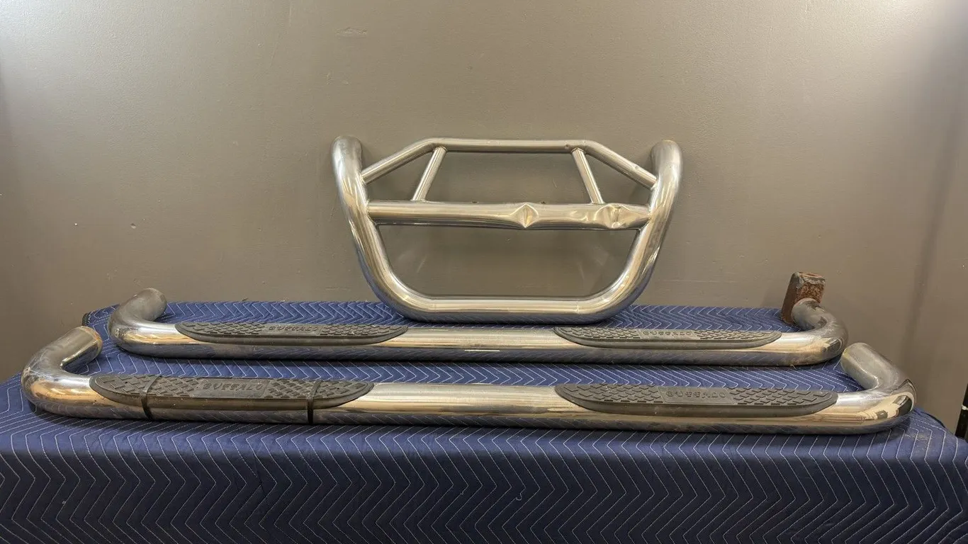 Vehicle Side Steps and Front Guard