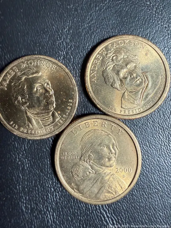 3 One Dollar Coins