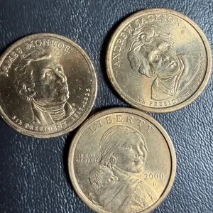 3 One Dollar Coins