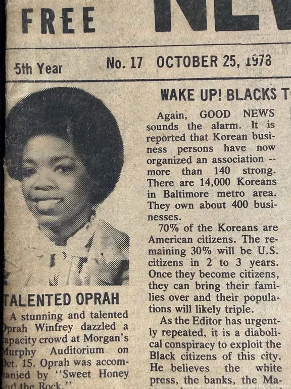 1978 Oprah Winfrey Article