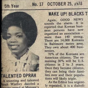 1978 Oprah Winfrey Article