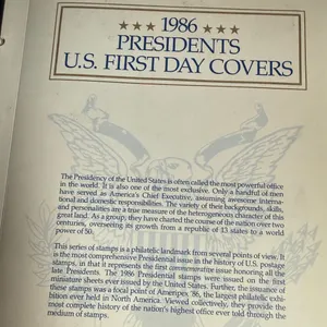1986 Presidential Covers