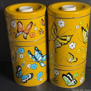 Butterfly Tin Set by Ballanoff