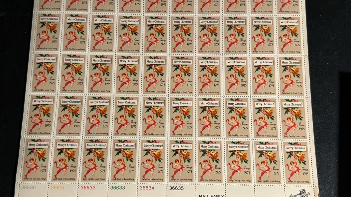 1975 Christmas 10 Sheets II ($50)