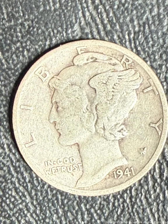 1941 Mercury Dime