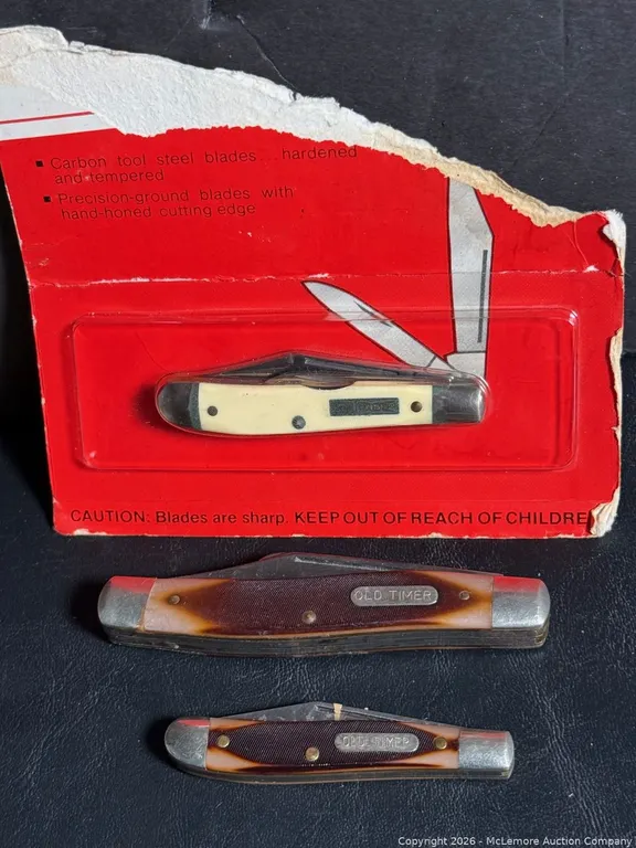 Three Vintage Pocket Knives