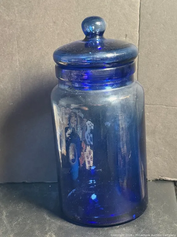 Blue Apothecary Jar