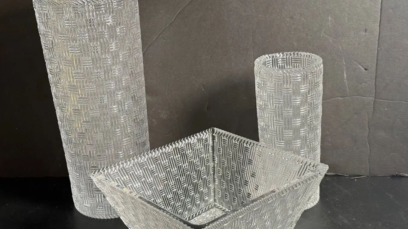 Three Tiffany & Co. Crystal Dishes