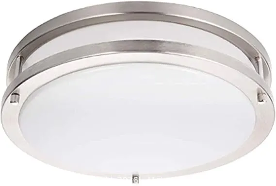 Energetic Lighting 14" LED Flush Mount - Patented Flex-Hinge Design - 2-Pack - MSRP $60