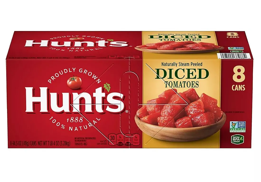 Hunt's Diced Tomatoes, 14.5 oz. - 8-Pack - MSRP $9.50