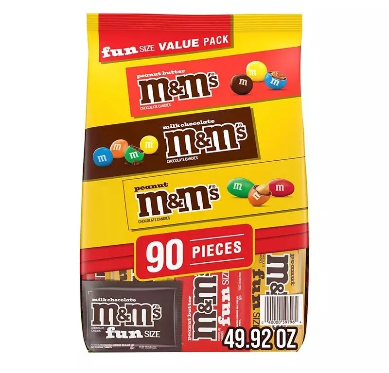 (Best By 05/2026) M&M's Fun Size Chocolate Candy, Variety Pack - 90-Count - MSRP $17.99 - SEE LINK