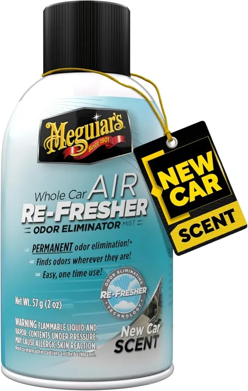 Meguiar's Whole Car Air Re-Fresher Odor Eliminator Mist - New Car Scent - MSRP $9.99