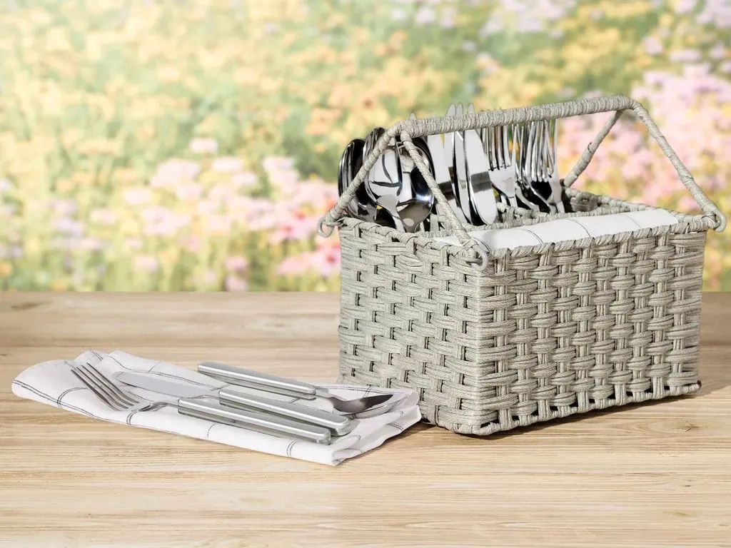 Oneida 24-piece Flatware Set with Caddy - MSRP $25 - SEE LINK