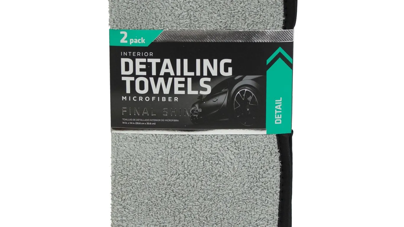 Viking 14 X 14-Inch Interior Detailing Towel 2pk - MSRP $16.75