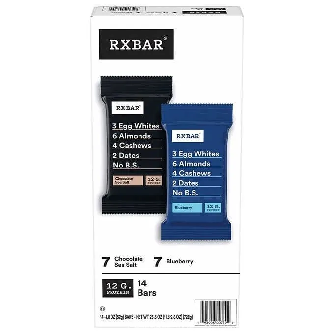 RXBar Protein Bars, Variety Pack - 14-Count - MSRP $20.99 - SEE LINK