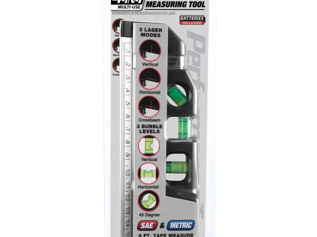 (Brand New) Performance Tools 4-in-1 Laser Level Measure Tool - MSRP $19.99