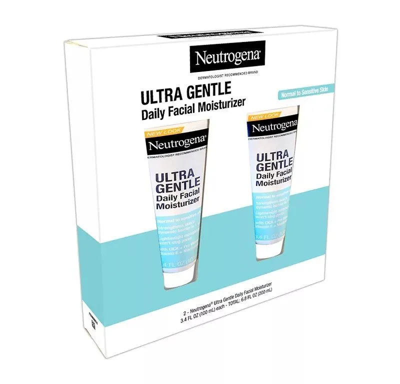 Neutrogena Ultra Gentle Daily Facial Moisturizer - 2-Pack - MSRP $15.99