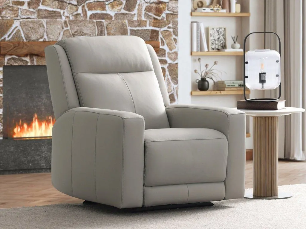 (Brand New) Wren Zero Gravity Power Leather Recliner with Power Headrest - MSRP $699.99 - SEE LINK