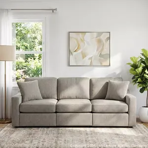 (New, Pre-assembled) ModLuxe Modular 3-Pc. Sofa Set With Console - MSRP $799.99 - SEE LINK