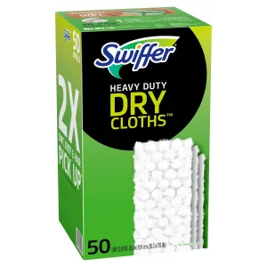 Swiffer Heavy-Duty Dry Sweeping Cloth Refills - 50-Count - MSRP $19.99 - SEE LINK