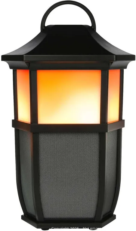 Acoustic Research Portable Outdoor Wireless Speaker with LED Flickering Flame Light - MSRP $97.99 - SEE LINK