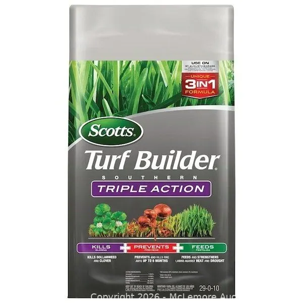 Turf Builder Southern Triple Action Granule Fertilizer, 10,000 sq. ft - MSRP $54.99