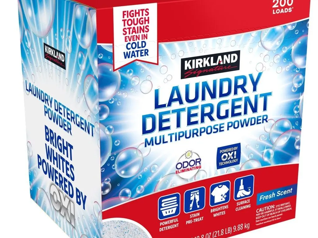 Kirkland Signature Multipurpose Laundry Detergent Powder, 21.8lbs - MSRP $20.99