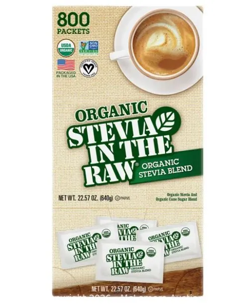 Stevia in the Raw Organic Stevia Blend - 800 Packets - MSRP $16.99 - SEE LINK
