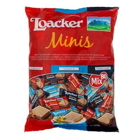 Mostly Full-Loacker mini wafer cookies 80ct - MSRP $14.99