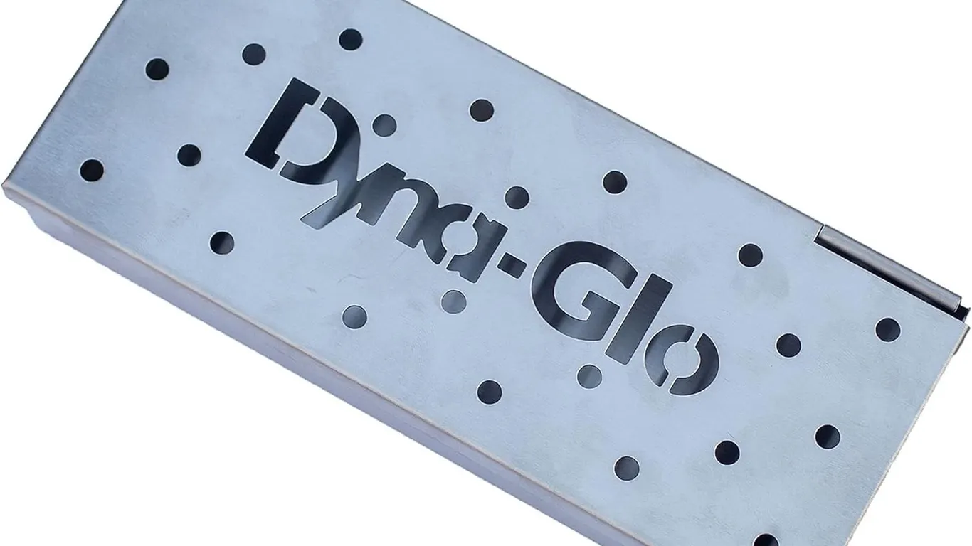 (Brand New) Dyna Glo DG9SB Smoker Box, Silver - Fits Most Grill Sizes, Used with Gas and Charcoal Grills - MSRP $30.99 - SEE LINK