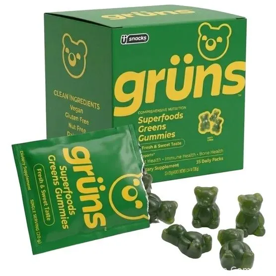 Grüns Adult Greens Gummies - 35 Daily Packs - MSRP $39.99 - SEE LINK