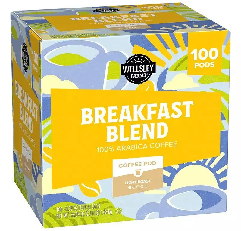 Wellsley Farms Breakfast Blend Coffee Pods - 100-Count - MSRP $32.99 - SEE LINK