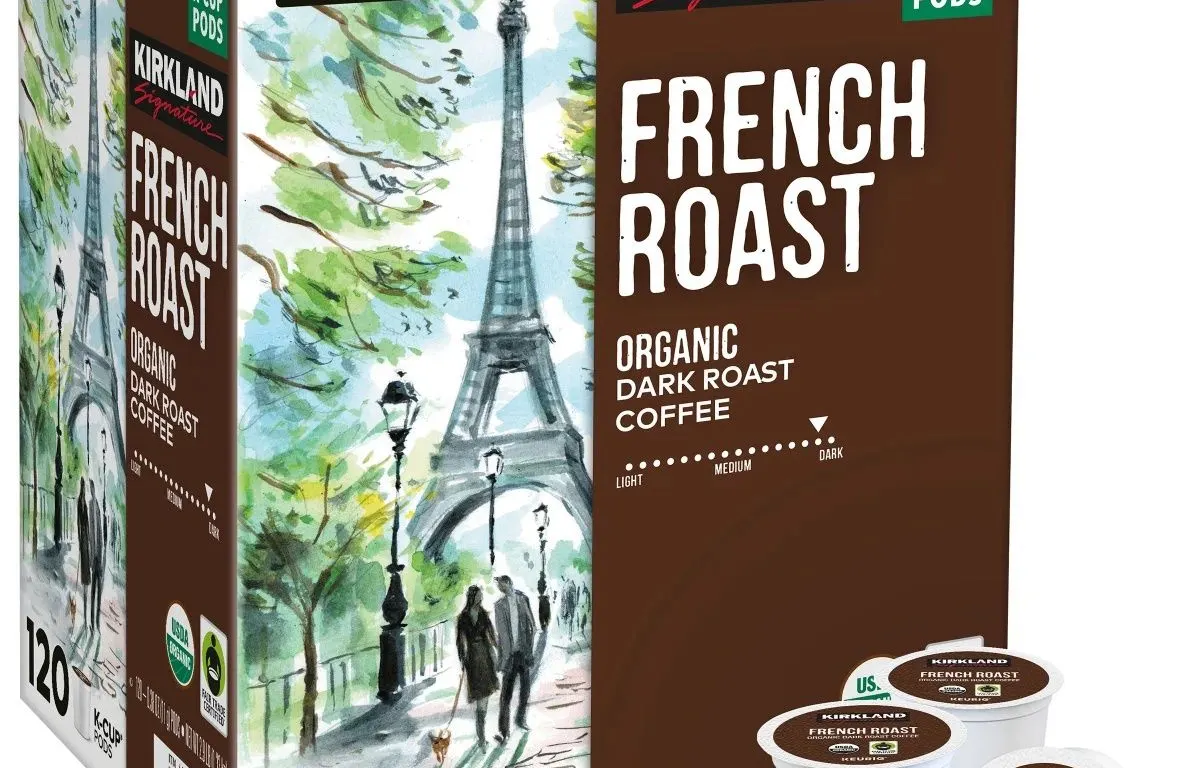 Kirkland Signature Coffee Organic French Roast K-Cup Pod - 120-Count - MSRP $41.99 - SEE LINK