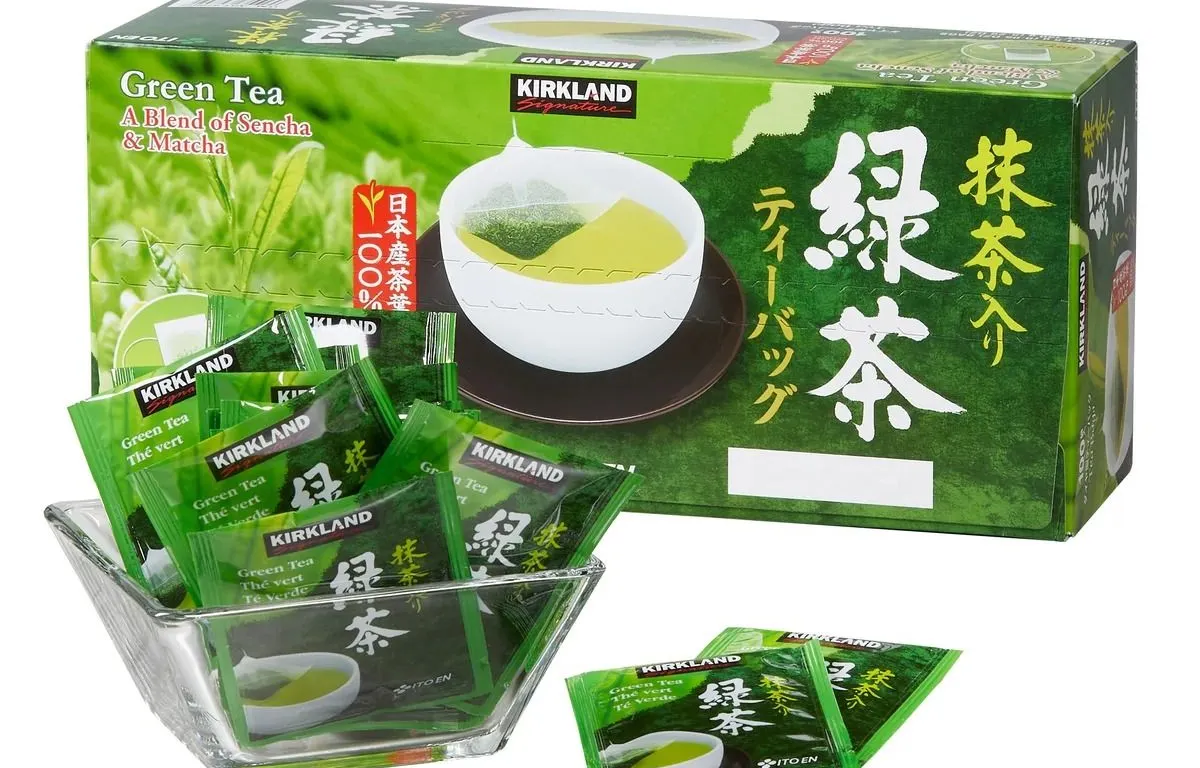 (BBD 4/18/27) Kirkland Signature Green Tea Bags, 1.5g - 100-Count - MSRP $13.50 - SEE LINK