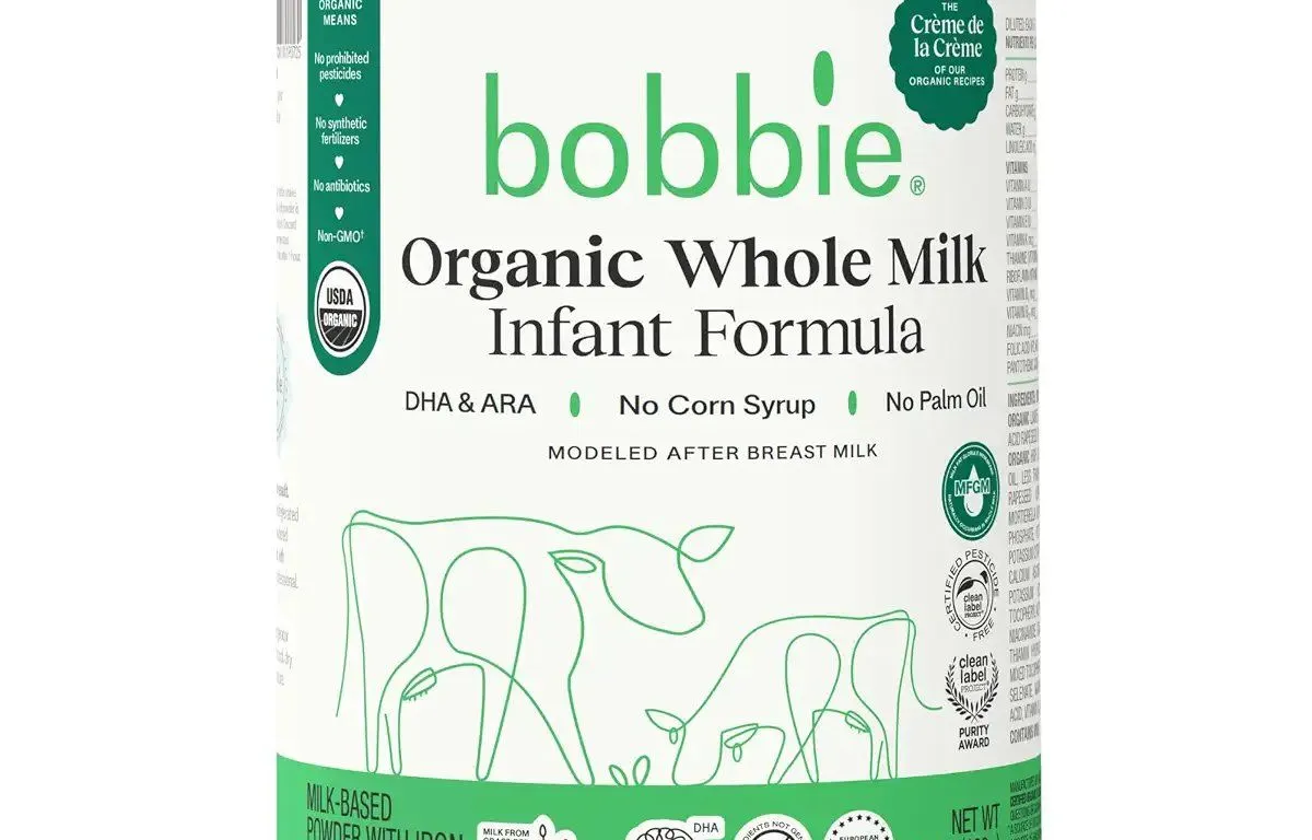 (BBD 10/11/26) Bobbie Organic Formula Whole Milk, 14.1-Ounce - MSRP $29.99