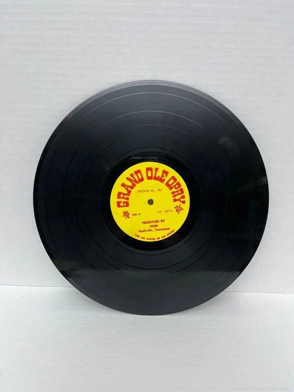 Vintage Vinyl Transcription - Grand Ole Opry Program No. 387