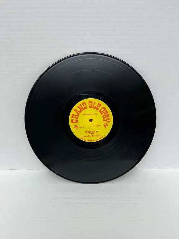 Vintage Vinyl Transcription - Grand Ole Opry Program No. 338