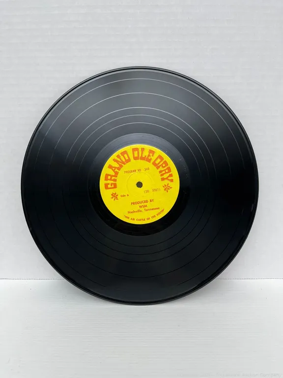 Vintage Vinyl Transcription - Grand Ole Opry Program No. 340